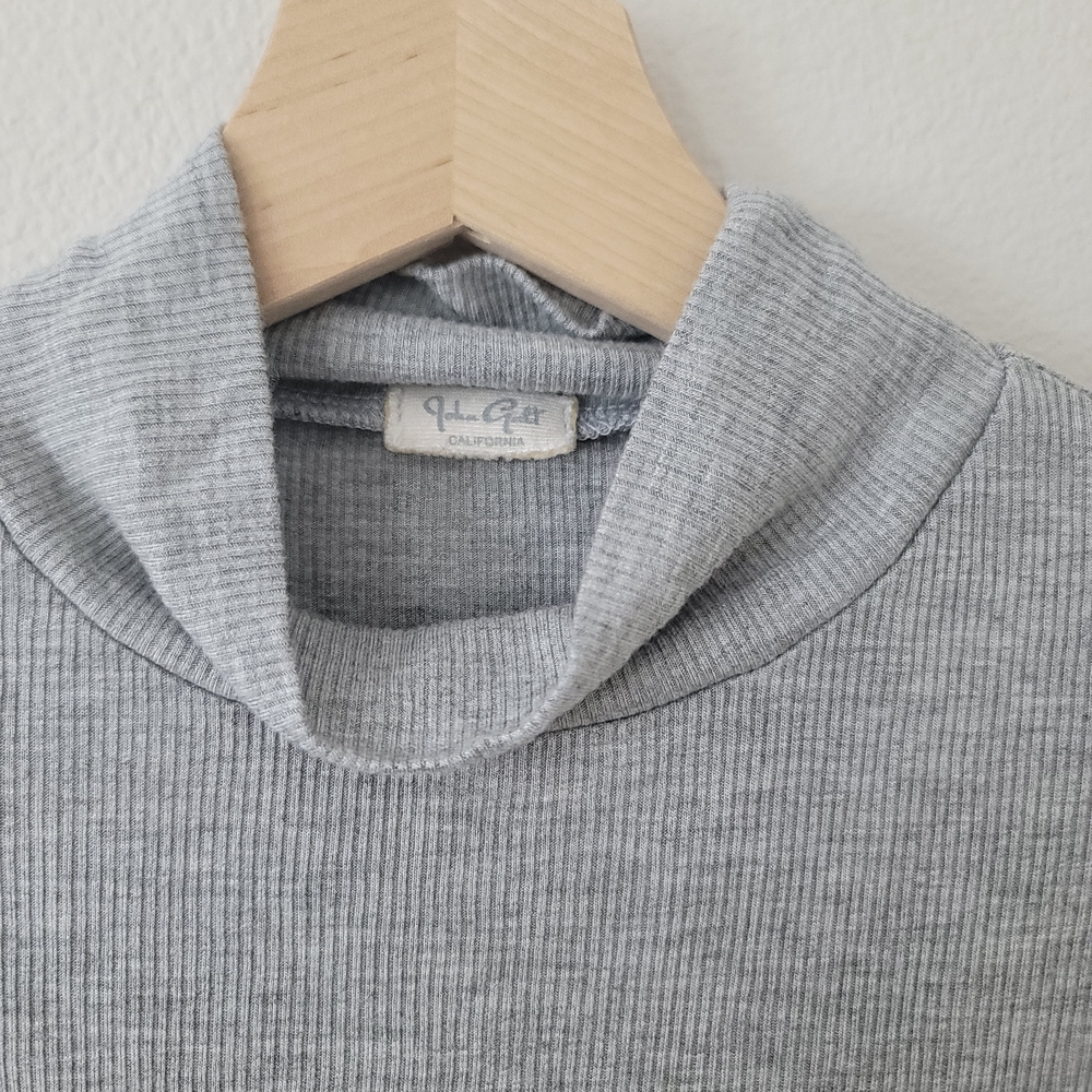Brandy Melville Gray Mockneck Sleeveless Dress